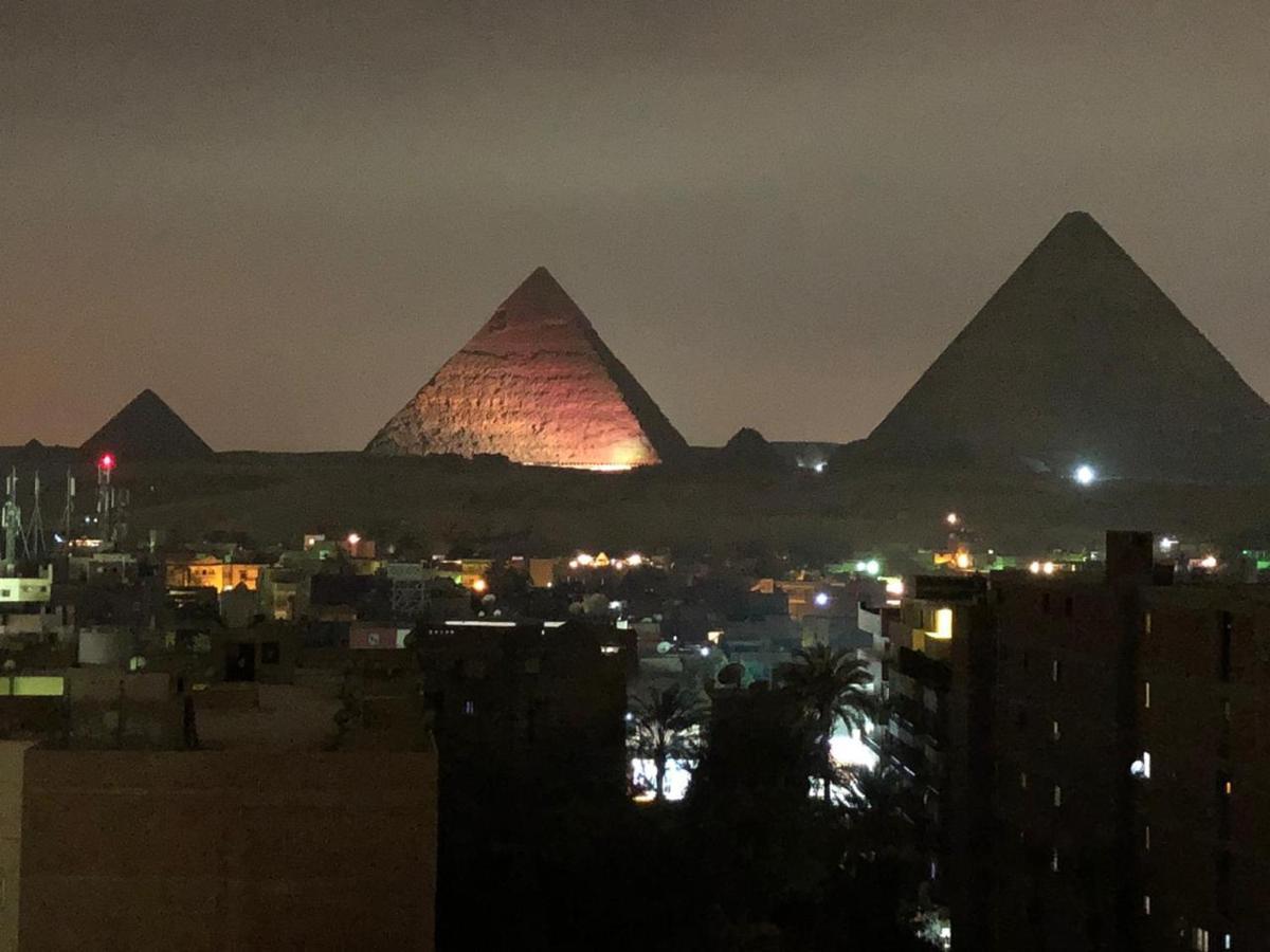 Full Pyramids View Apartment With Balcony For 8 P Kafret el-Gabal Eksteriør billede
