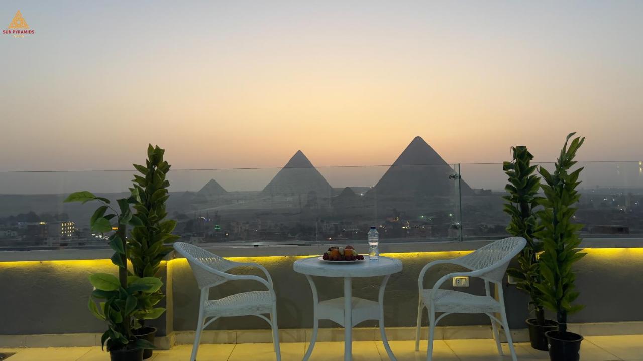Full Pyramids View Apartment With Balcony For 8 P Kafret el-Gabal Eksteriør billede